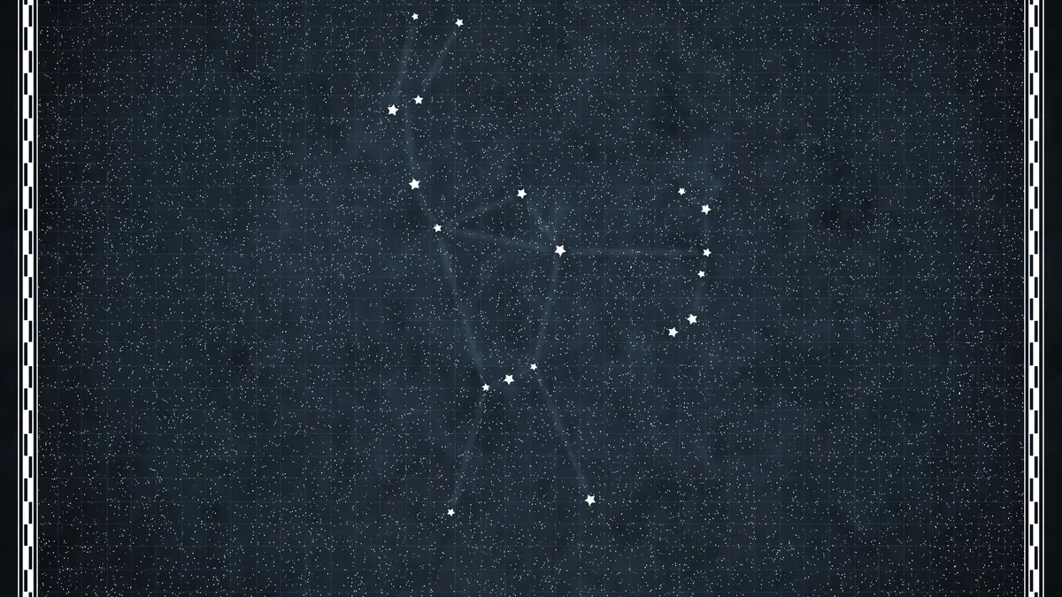 starry constellation background illustration for does he miss me