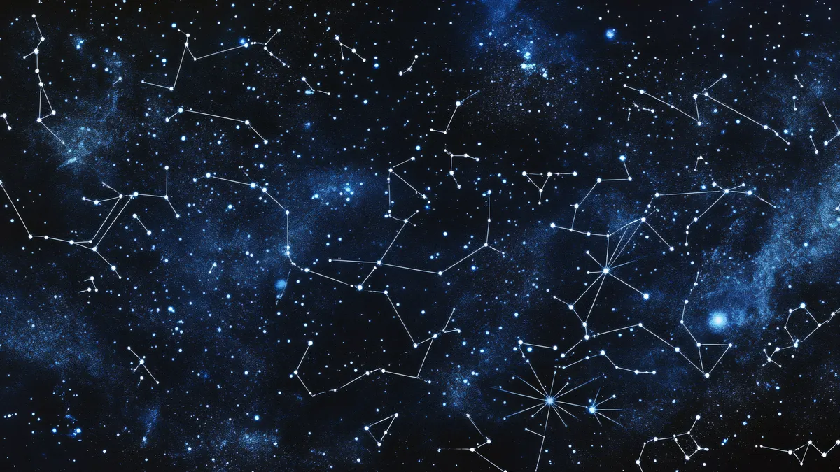 how to get him back: starry night sky constellations illustration for this article
