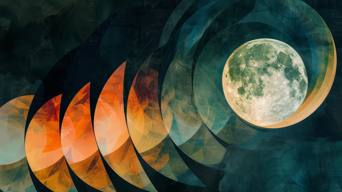 will he come back after no contact: moon phases abstract illustration for this article